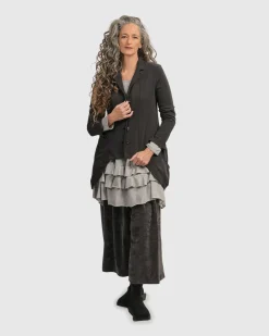 Women Alembika Jackets<Urban Strut Ms Jacket, Black