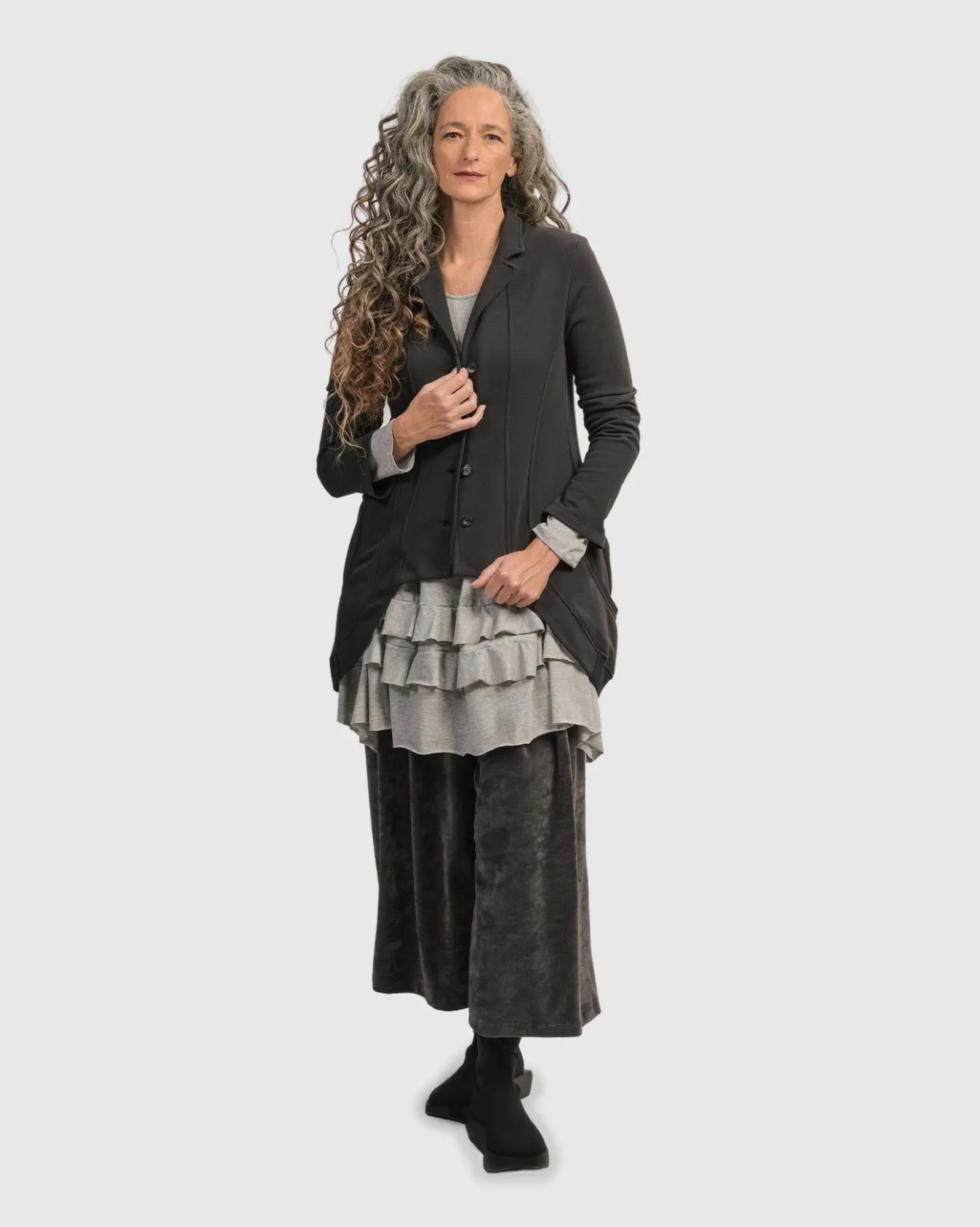 Women Alembika Jackets<Urban Strut Ms Jacket, Black