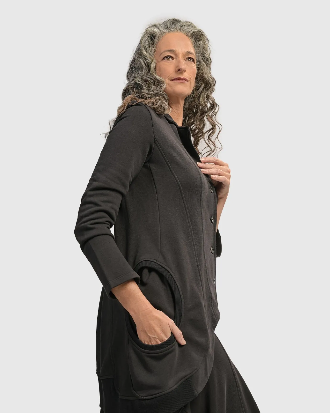 Women Alembika Jackets<Urban Strut Ms Jacket, Black