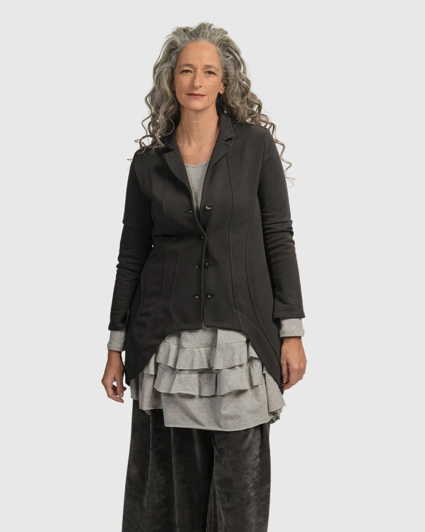 Women Alembika Jackets<Urban Strut Ms Jacket, Black