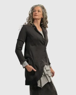 Women Alembika Plus<Urban Strut Ms Jacket, Black