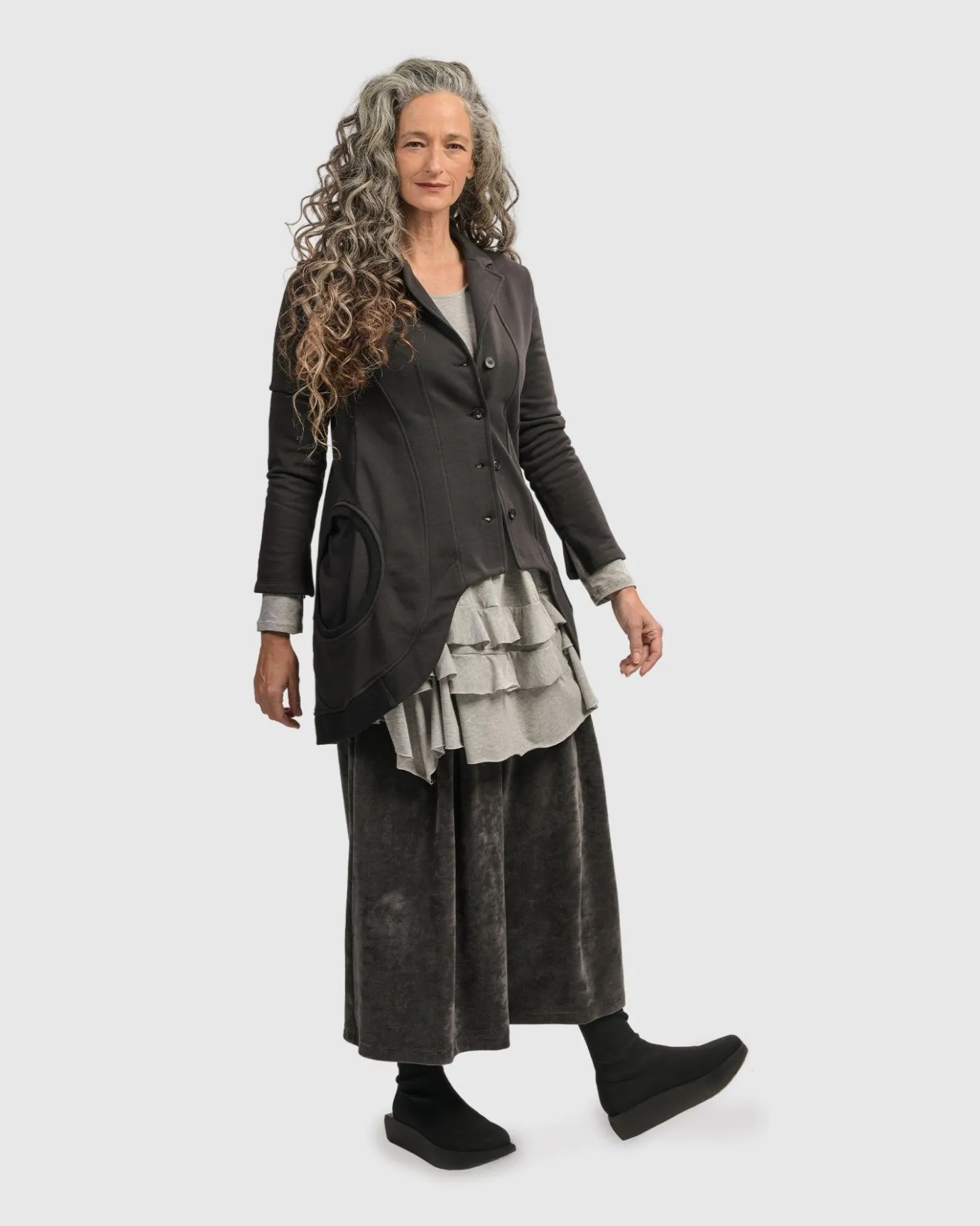 Women Alembika Plus<Urban Strut Ms Jacket, Black