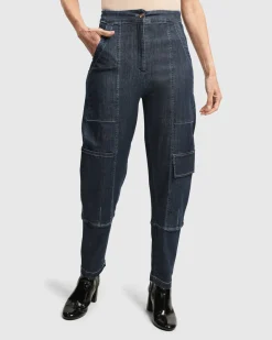 Women Alembika Plus<Urban Strut Pants, Denim