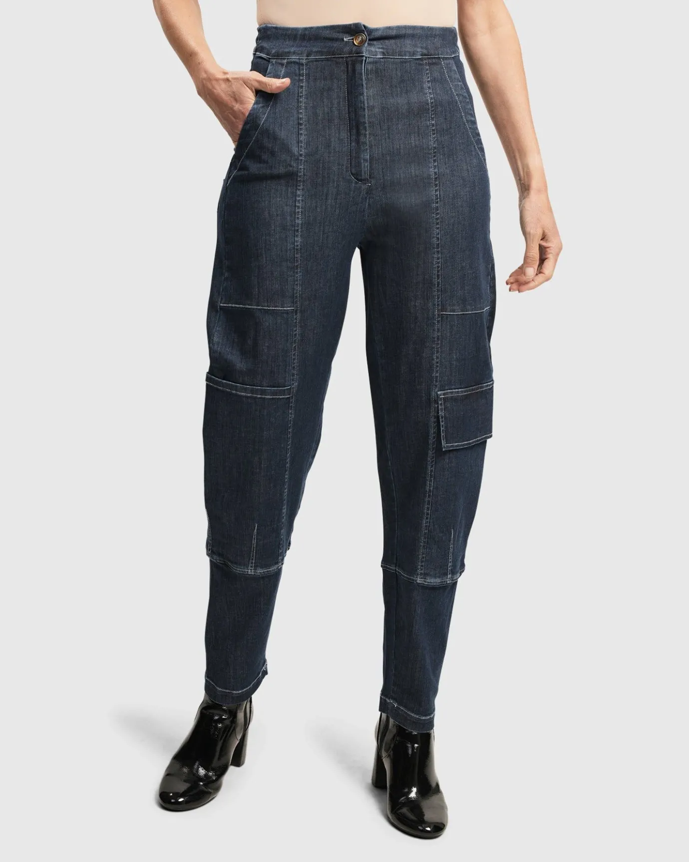 Women Alembika Pants & Skirts<Urban Strut Pants, Denim