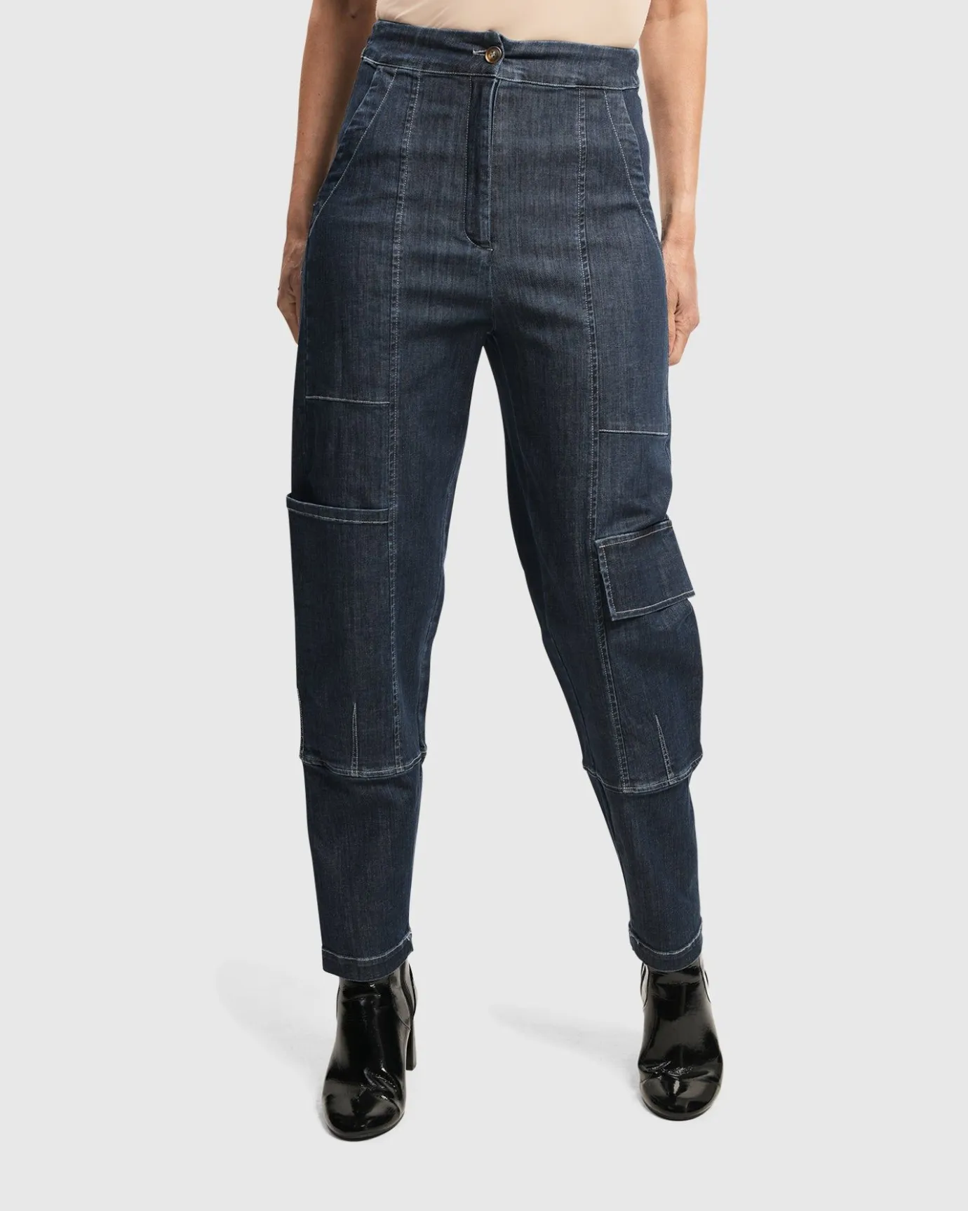Women Alembika Pants & Skirts<Urban Strut Pants, Denim