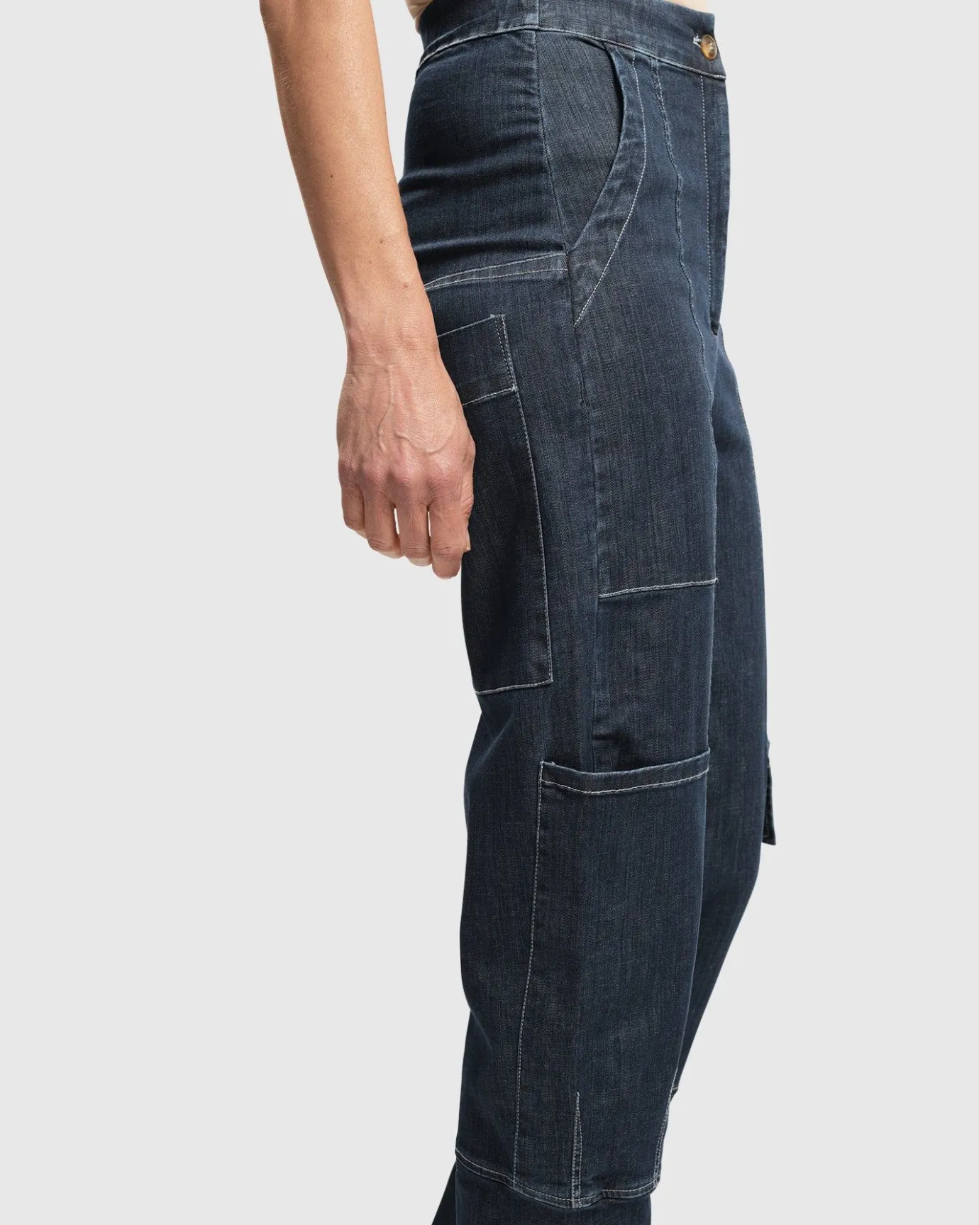 Women Alembika Pants & Skirts<Urban Strut Pants, Denim
