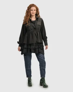 Women Alembika Jackets<Urban Strut Poker Jacket, Black