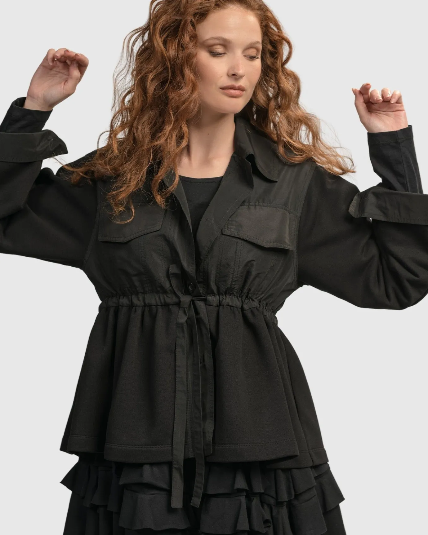 Women Alembika Jackets<Urban Strut Poker Jacket, Black