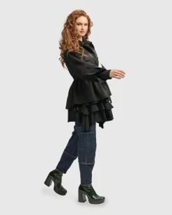 Women Alembika Jackets<Urban Strut Poker Jacket, Black