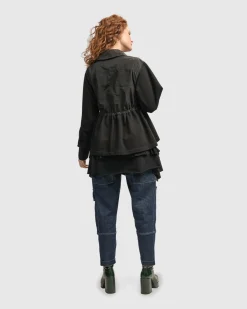 Women Alembika Jackets<Urban Strut Poker Jacket, Black