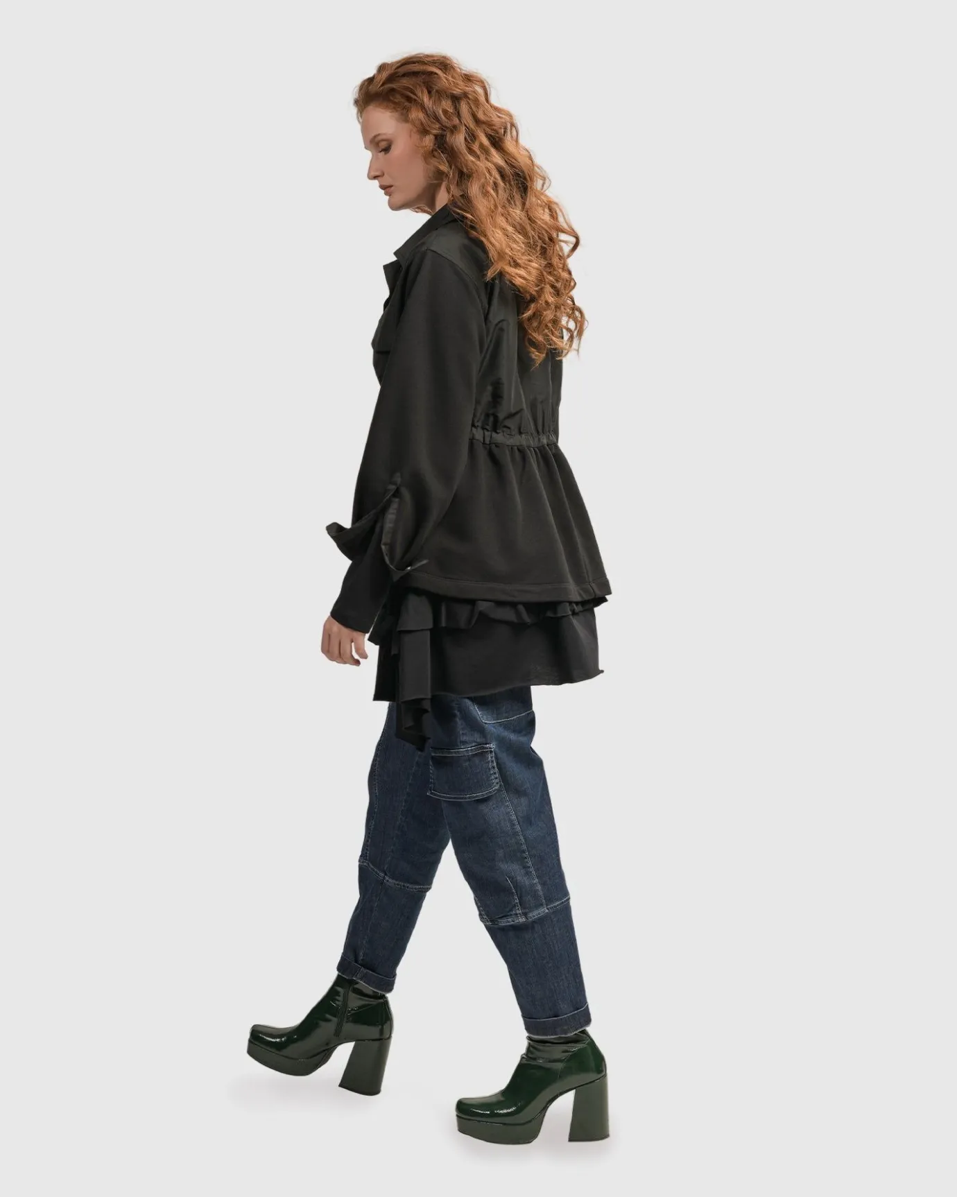 Women Alembika Jackets<Urban Strut Poker Jacket, Black