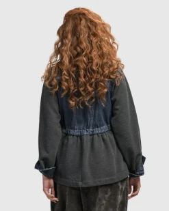 Women Alembika Plus<Urban Strut Ruched Jacket, Denim