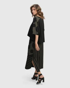 Women Alembika Plus<Urban Suntory Cropped Tee, Khaki
