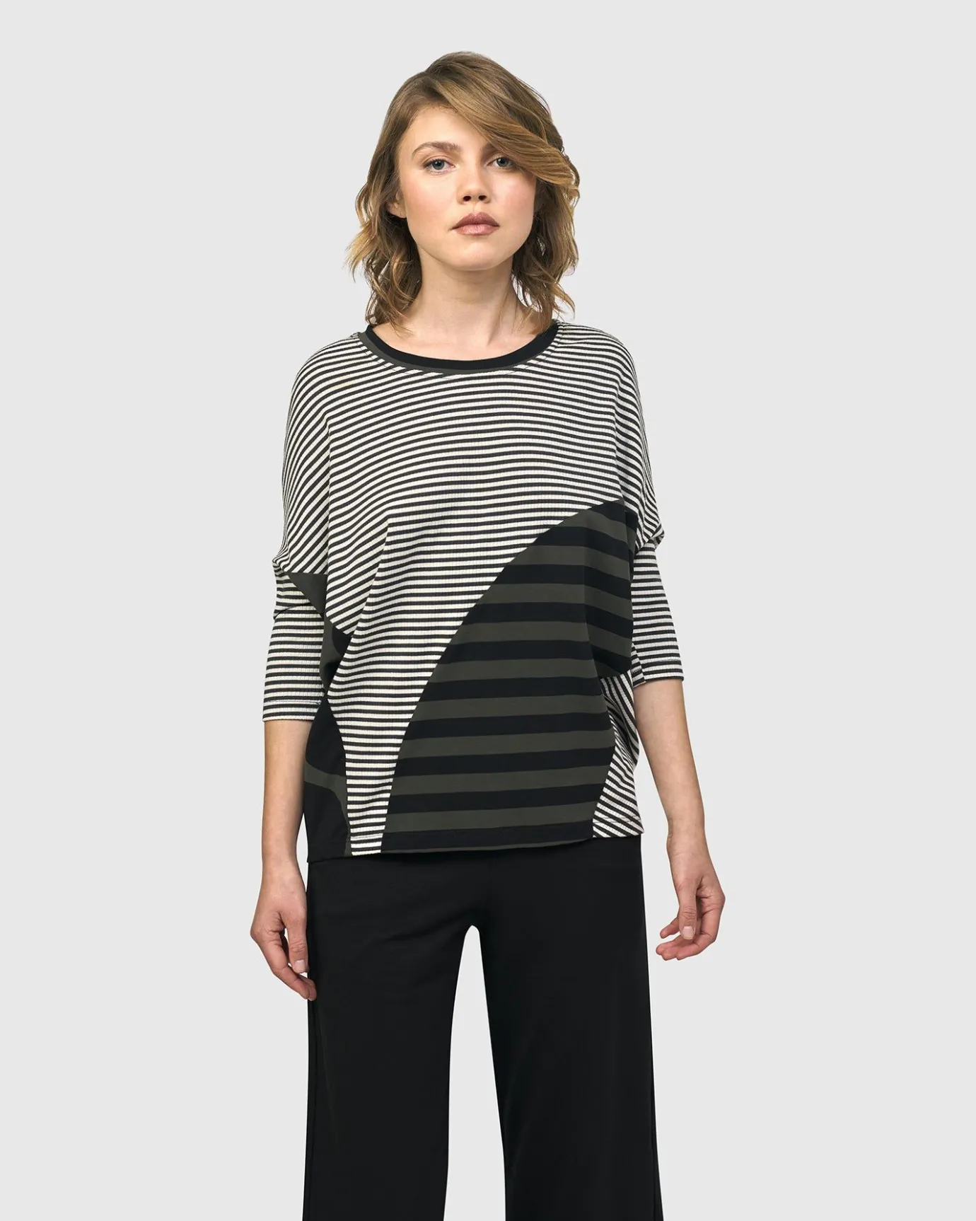 Women Alembika Tops & Tunics<Urban Twister Top, Stripes