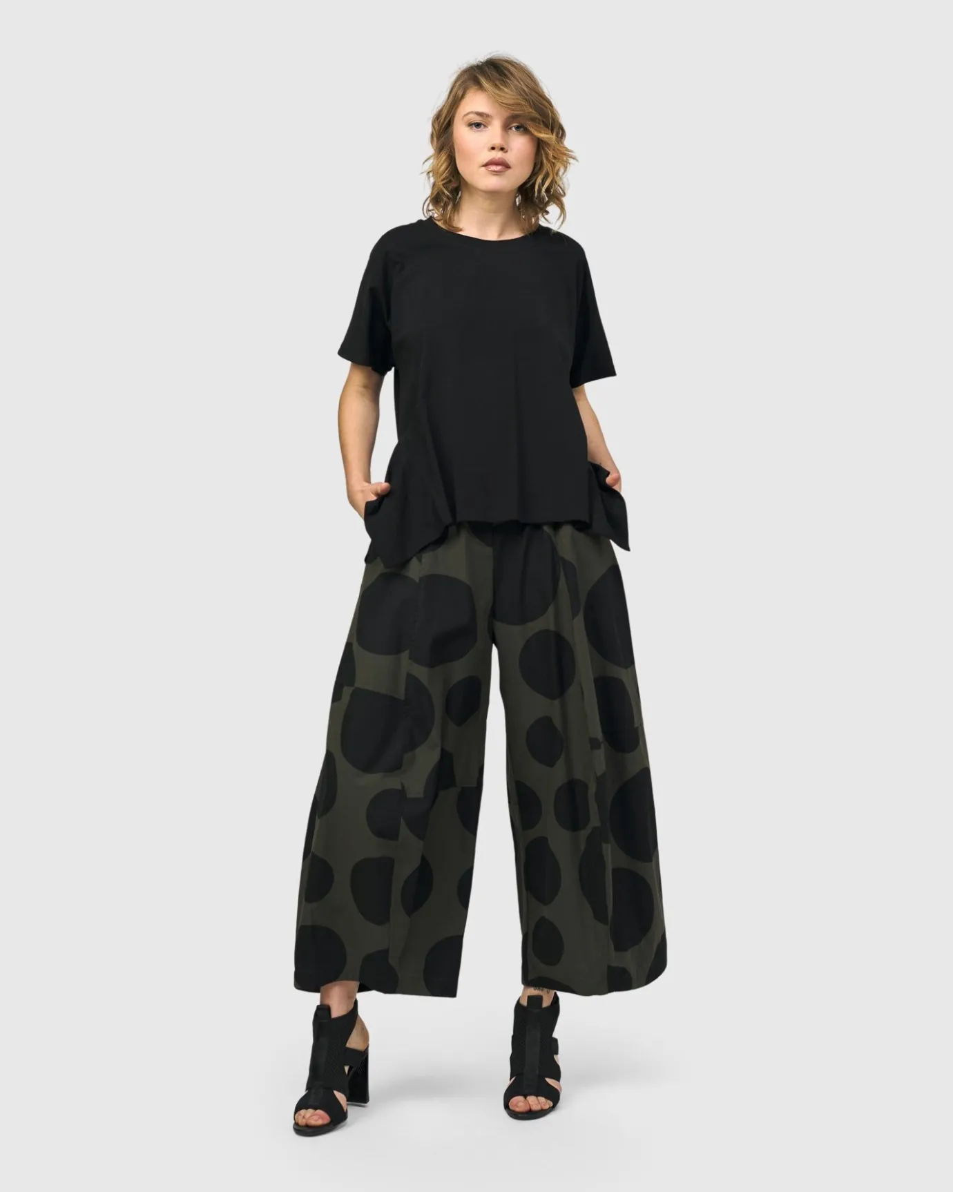 Women Alembika Plus<Urban Yamamoto Relaxed Top, Black