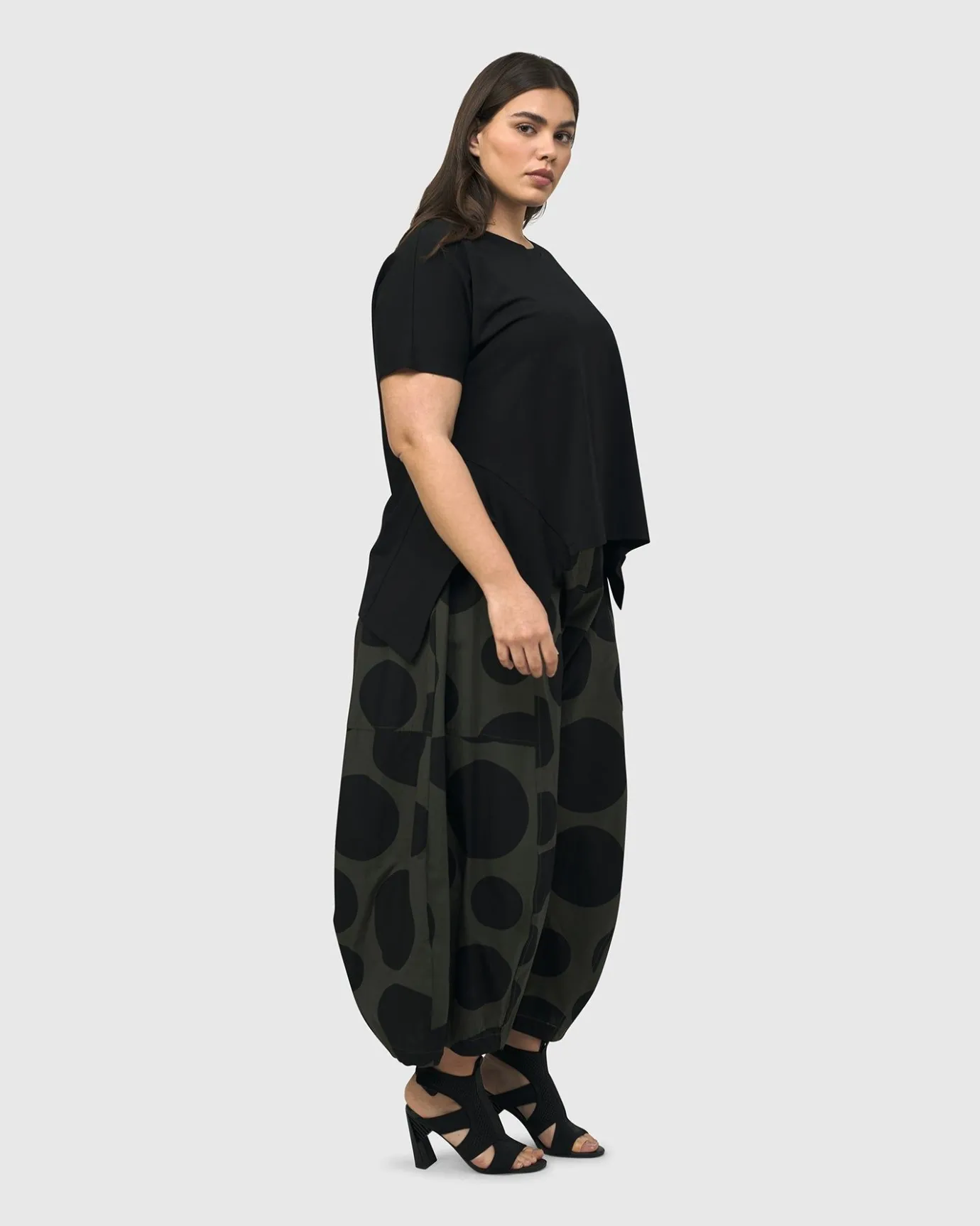 Women Alembika Plus<Urban Yamamoto Relaxed Top, Black