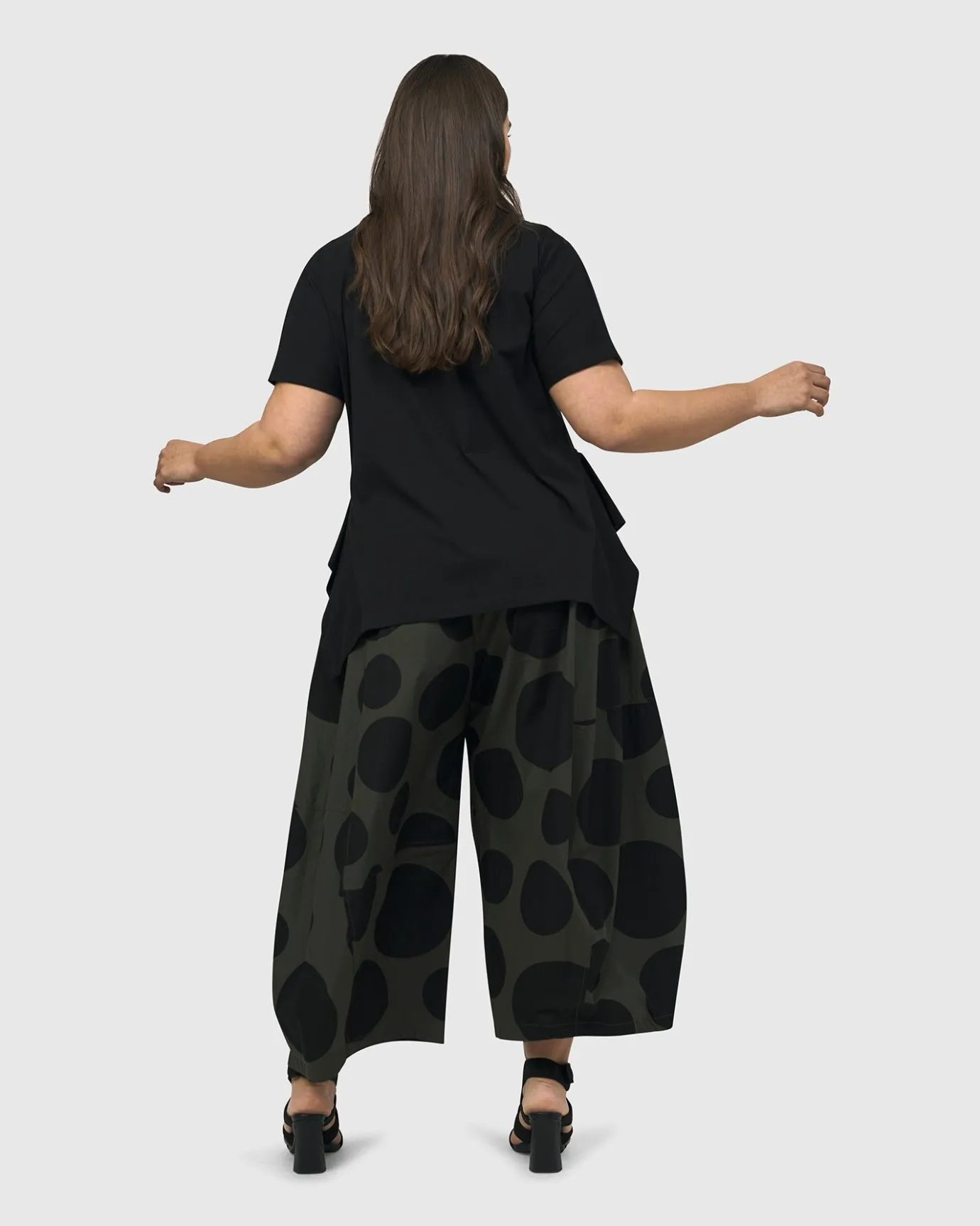 Women Alembika Plus<Urban Yamamoto Relaxed Top, Black