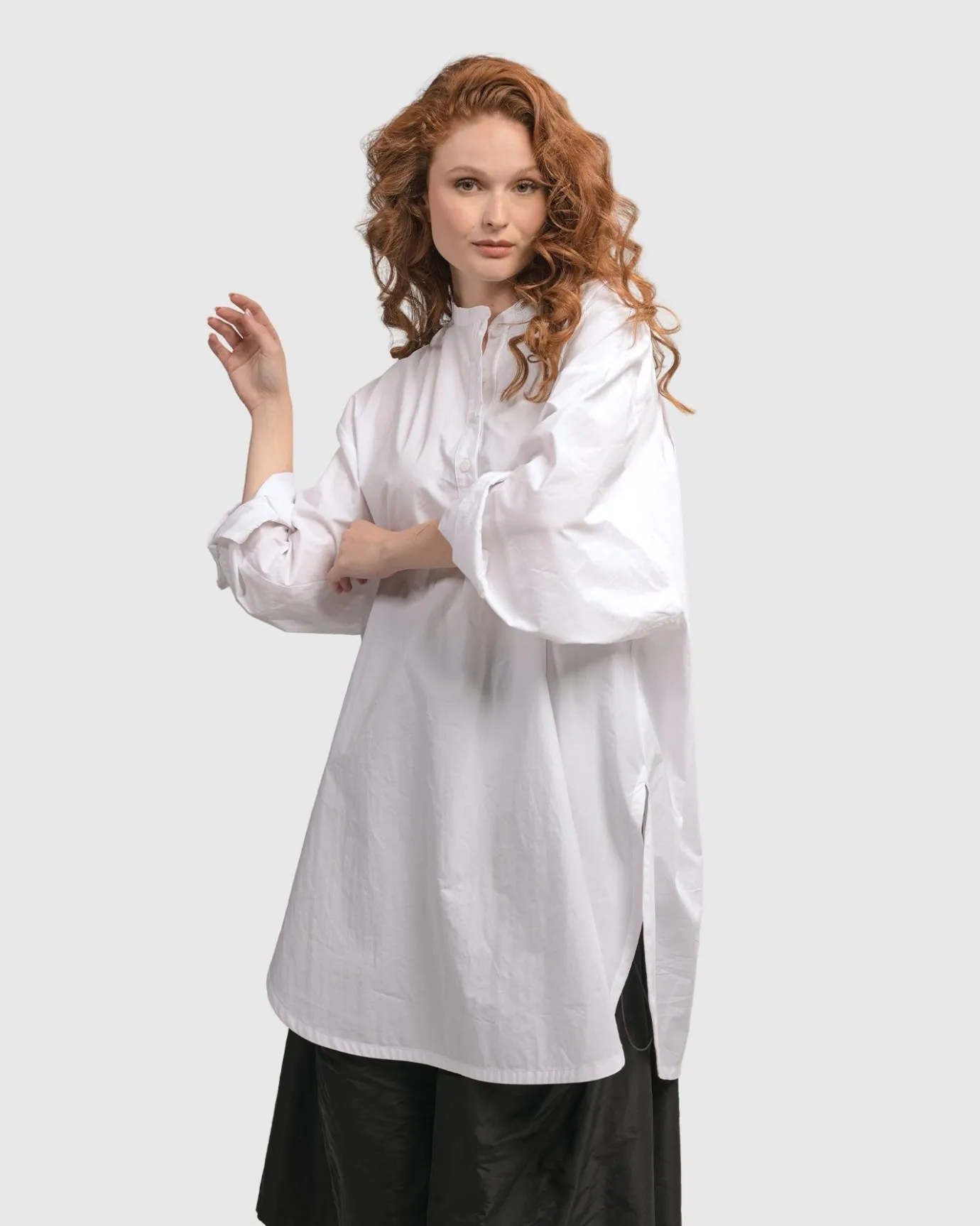 Women Alembika Tops & Tunics<Urban Zen Tunic Top, White