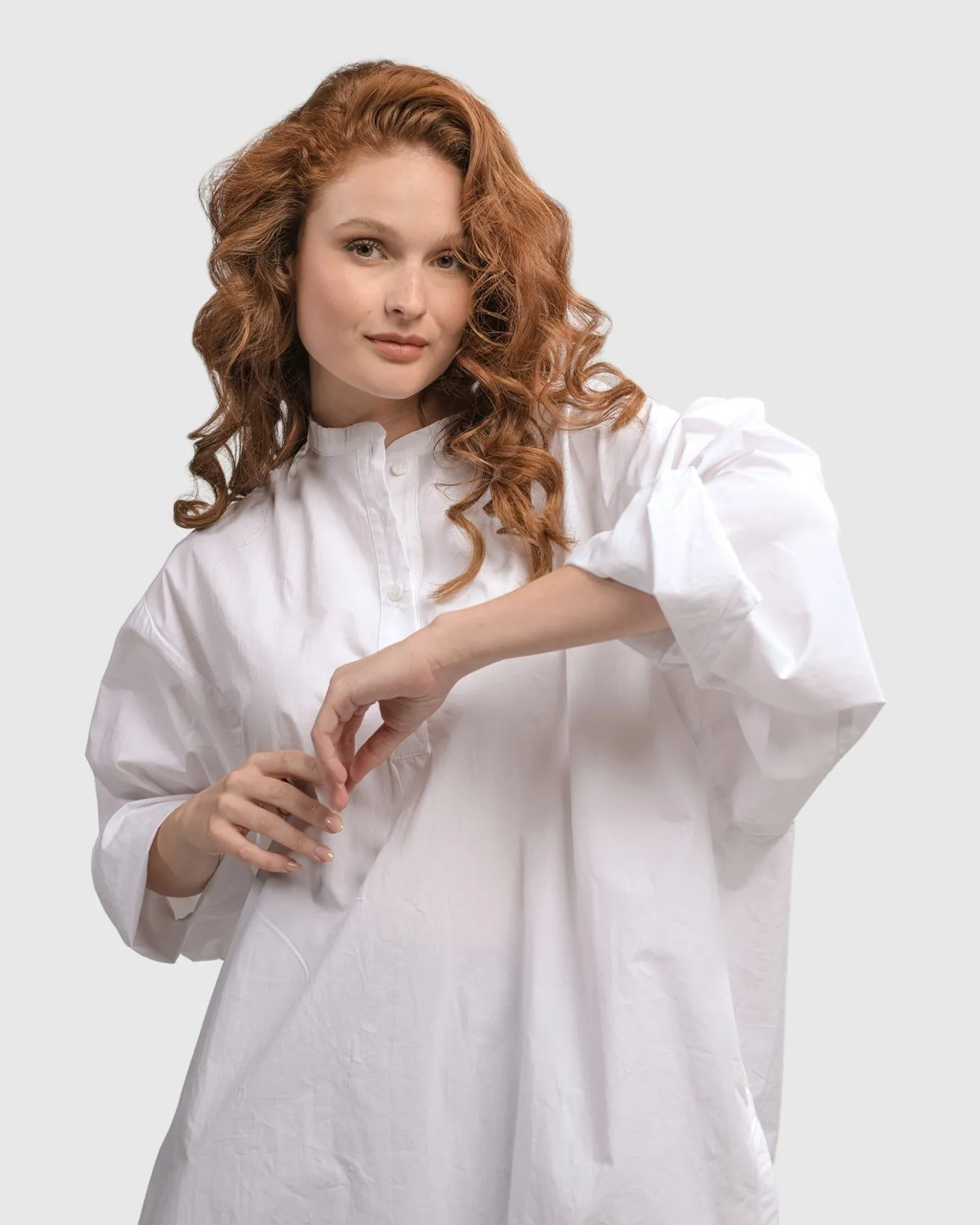 Women Alembika Tops & Tunics<Urban Zen Tunic Top, White