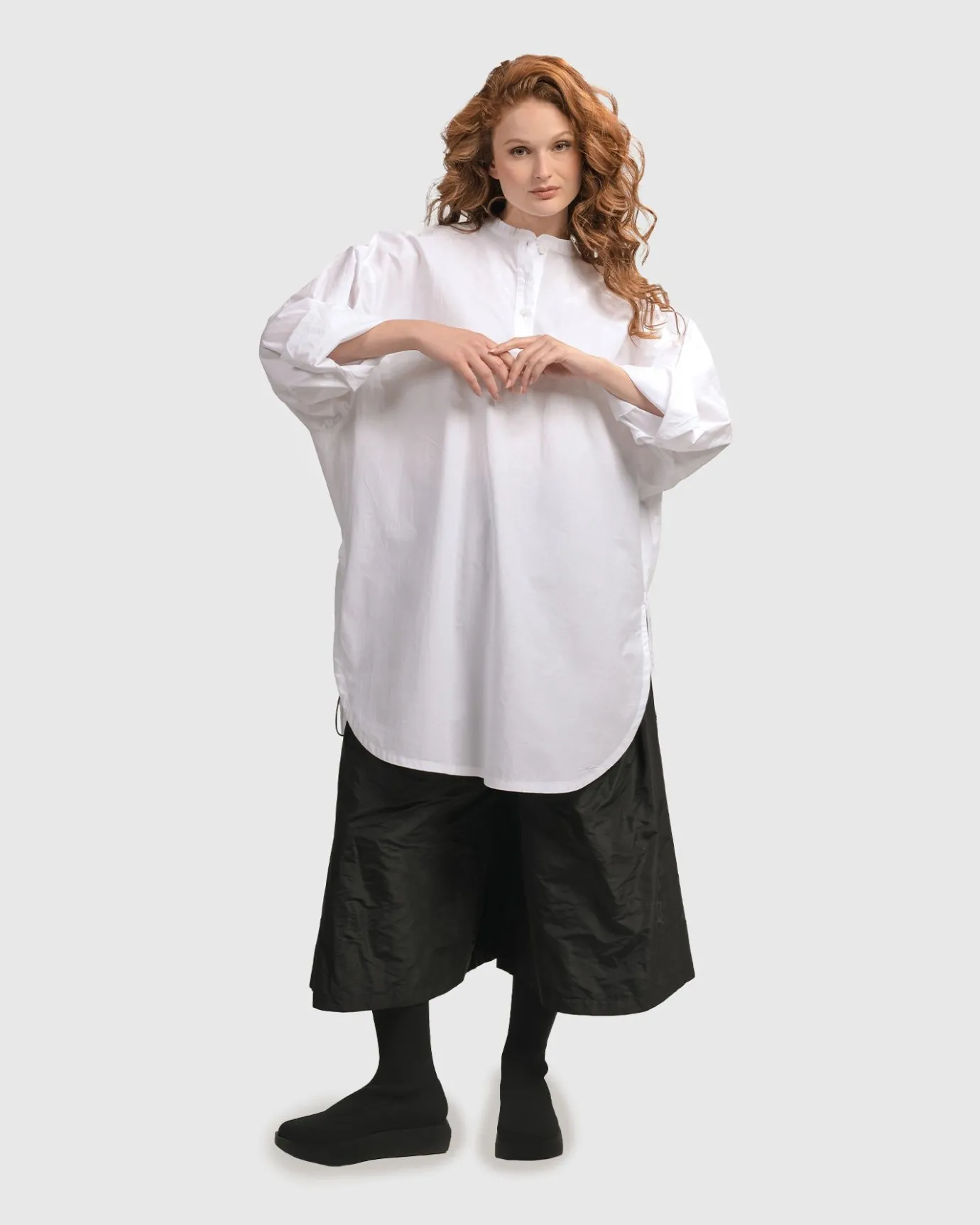 Women Alembika Tops & Tunics<Urban Zen Tunic Top, White