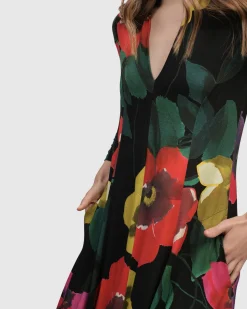 Women Alembika Dresses<Valencia Cocoon Dress, Garden