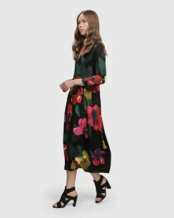 Women Alembika Dresses<Valencia Cocoon Dress, Garden
