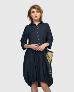 Women Alembika Dresses<Winona Wonderful Dress, Denim