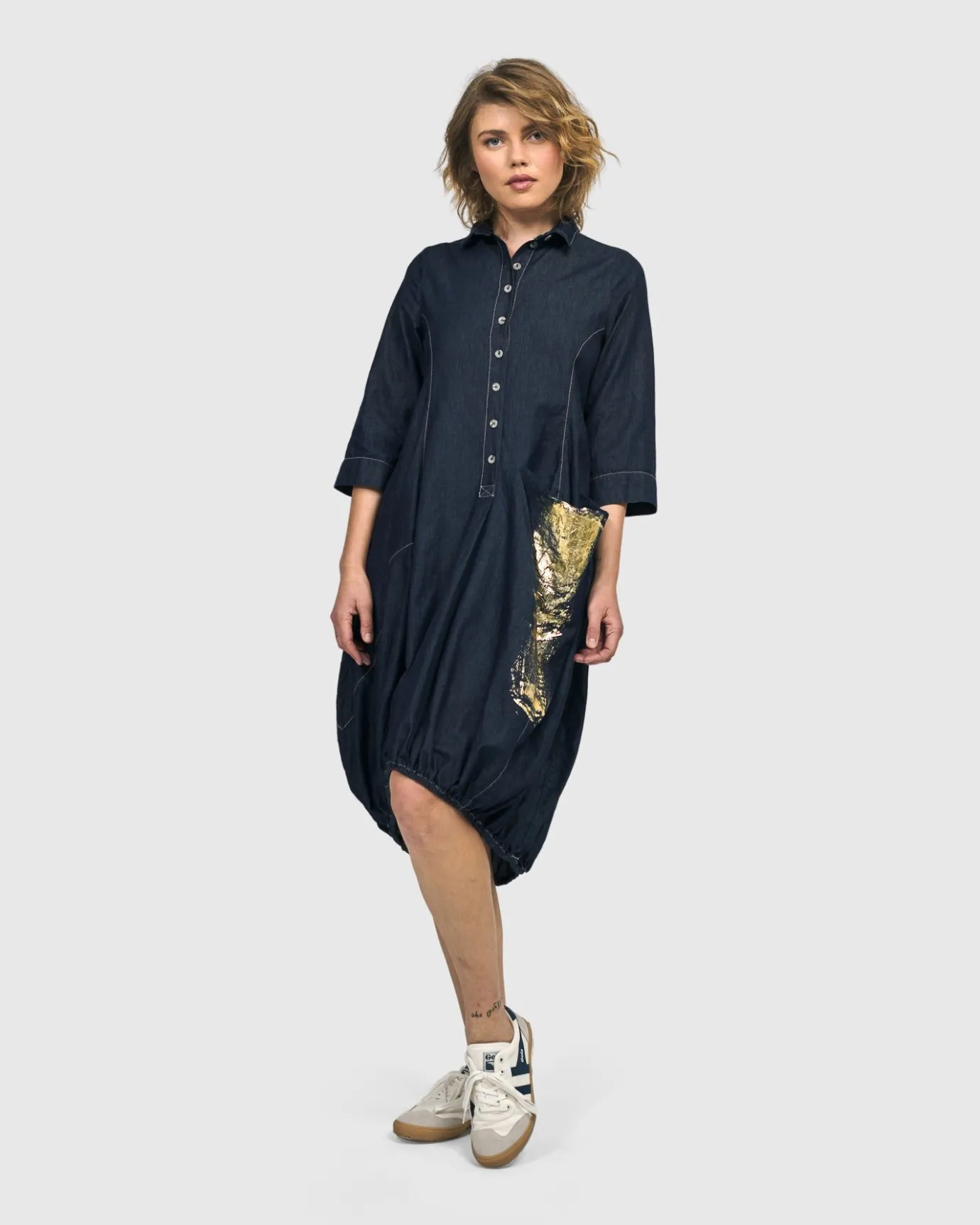 Women Alembika Dresses<Winona Wonderful Dress, Denim