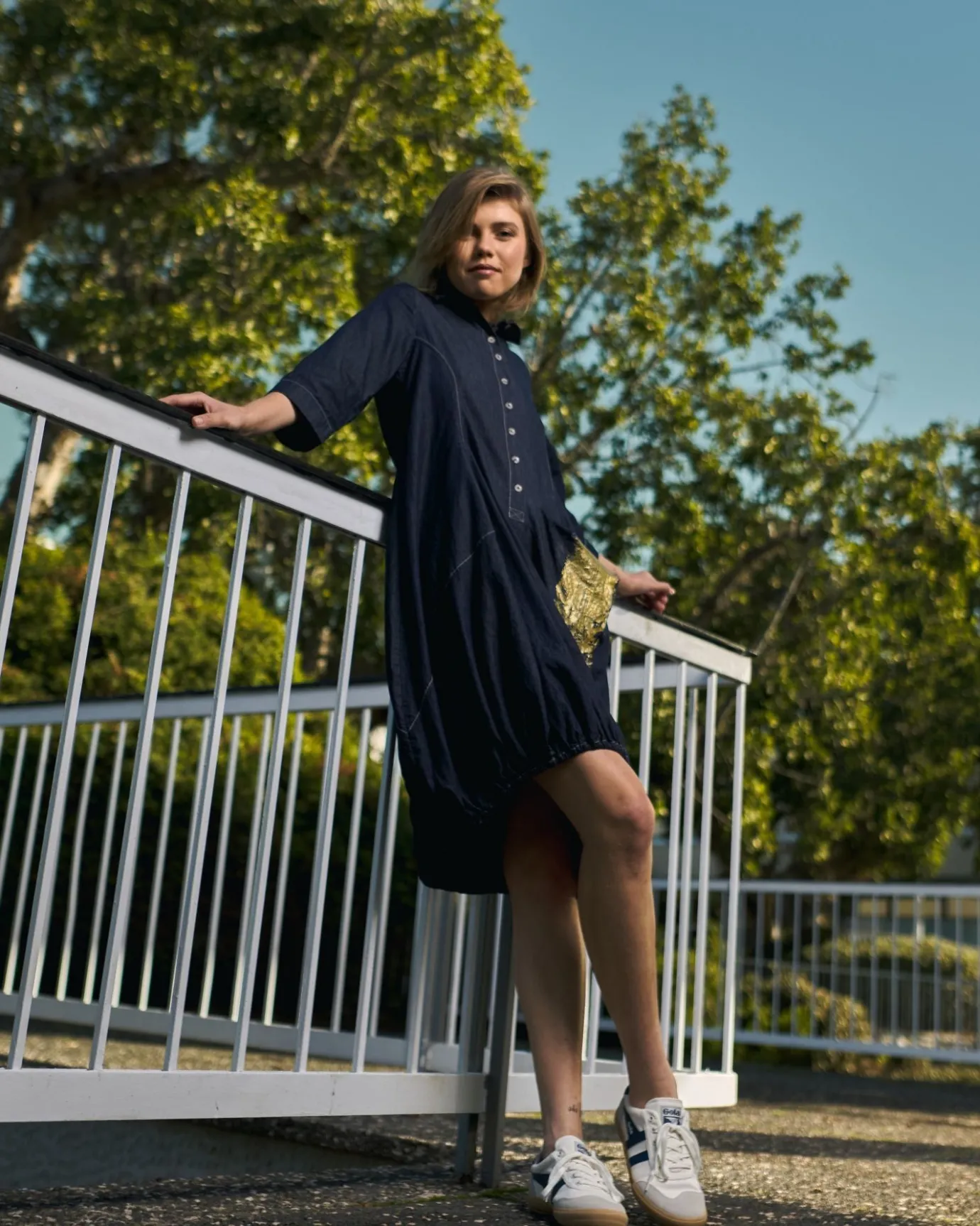 Women Alembika Dresses<Winona Wonderful Dress, Denim